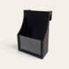 Portatarjetas vertical JW para carrito de literatura visto de frente